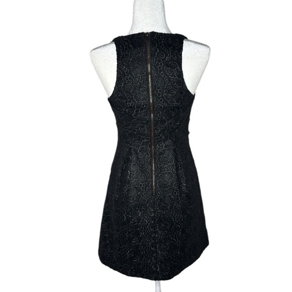 Anthropologie Women’s Dress Leifsdottir Ligonberry Size 2 Lace Overlay V Neck - Picture 4 of 13